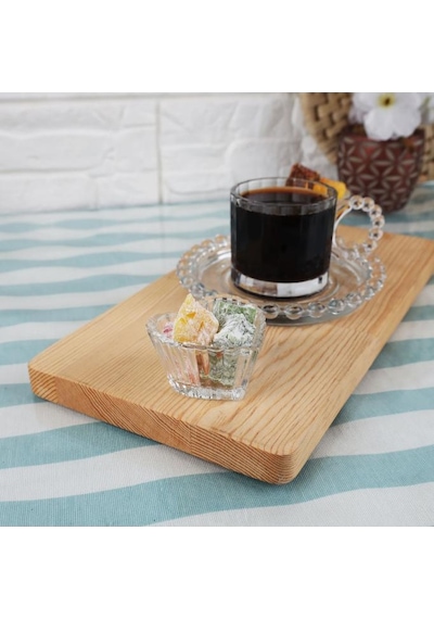 Rayan Sadaf Heart - 6 Adet Mini Cam Sosluk Kahve Yanı Lokumluk Reçellik Sunumluk Dekoratif Tabak - 65 Ml Şeffaf