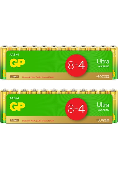 G-Tech Ultra Alkalin Kalem LR6 - AA Boy 1.5V Pil 24 Adet G-Tech Ultra Alkalin Kalem LR6 - AA Boy 1.5V Pil 24 Adet