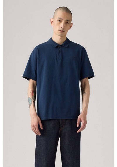 Levi's Relaxed Fit Erkek Lacivert Vintage Fit Polo Yaka Tişört - A6735-0001 Lacivert