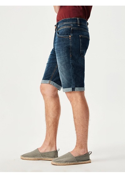 Ltb Lance Slim Jean Bermuda 010096048114499 51858 Koyu Mavı Koyu Mavi