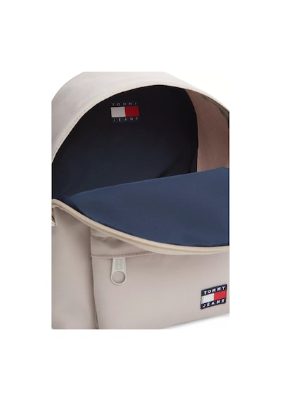 Tommy Hilfiger Kadın Marka Logolu Günlük Kullanıma Uygun Bej Sırt Çantası Aw0aw18648 Aep-13633 Bej