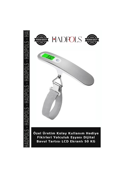 Özel Üretim Kolay Kullanım Hediye Fikirleri Yolculuk Eşyası Dijital Bavul Tartısı Lcd Ekranlı 50 Kg Çok Renkli