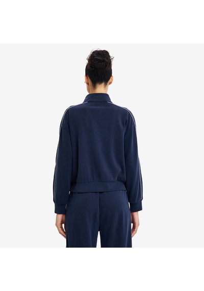 Lescon Lacivert Kadın Fermuarlı Sweatshirt 26n-2113