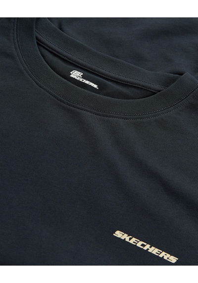 Skechers M Oversize Essential Heavy T-shirt Erkek Siyah S2620191-3817