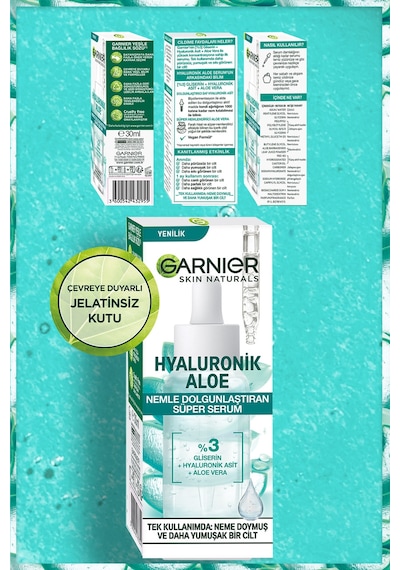 Garnier Hyaluronik Aloe Nemle Dolgunlaştıran Süper Serum 30 ML