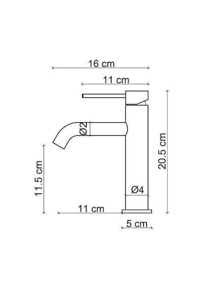 Lavabo Bataryası Mat Siyah Fj-ss2015 Mat Siyah