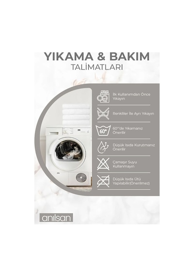 6'lı Siyah El Havlusu - 50x90 Cm, 225 Gr, %100 Pamuk, Spa Ve Otel Havlusu, Günlük Kullanıma Uygun Siyah
