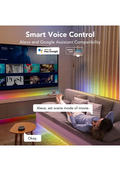Govee Rgbıc Wifi + Bt Led Şerit Kaplamalı 5m
