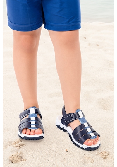 Kiko Kids Erkek Çocuk Sandalet Arz 2358 Lacivert - Mavi