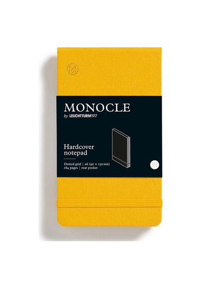 Leuchtturm1917 Monocle Serisi, Reporter, Cep Boy A6 , Sert Kapak, 184 Numaralandırılmış Sayfa, Noktalı, Sarı