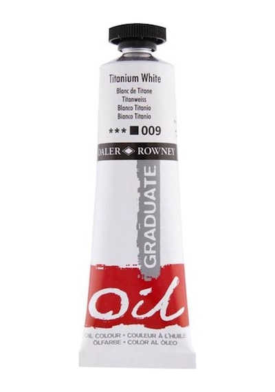 Daler Rowney Graduate Yağlı Boya 38Ml 009 Titanium White