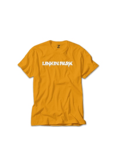 Linkin Park Yazı Sarı Tişört