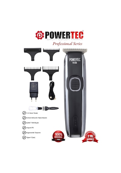 Powertec TR-858 Saç ve Sakal Kesme Makinesi