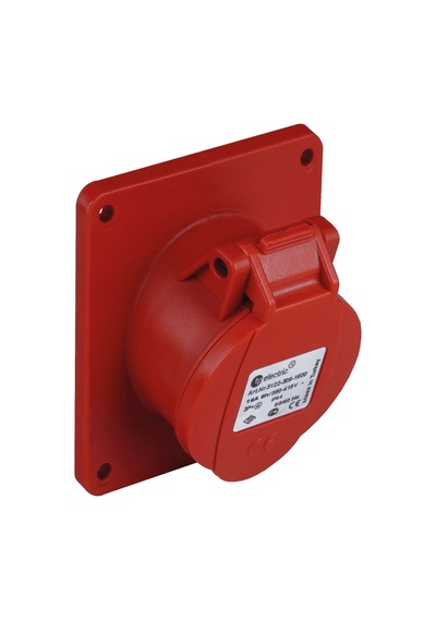Tp Electric 3126-309-1600 Vidalı Bağlantı Ip44 4x32a Cee Norm Eğik Makine Prizi