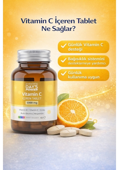 Day's Power C Vitamini 30 Kapsül
