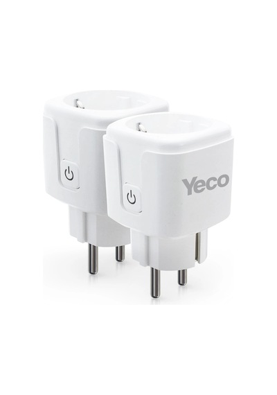 Yeco Sp-16 Akıllı Priz, Wi-fi Uyumlu, Telefonla Kontrol, 16a Akım Koruma, Enerji İzleme, 2 Adet 2 Adet