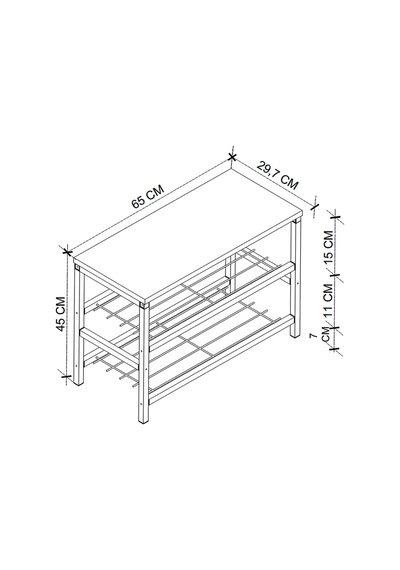 Dekoratif 2 Raflı Ayakkabılık Tel Raflı Ayakkabılık Metal Ayakkabılık Promet Safir Meşe Dekoratif 2 Raflı Ayakkabılık Tel Raflı Ayakkabılık Metal Ayakkabılık Promet Safir Meşe