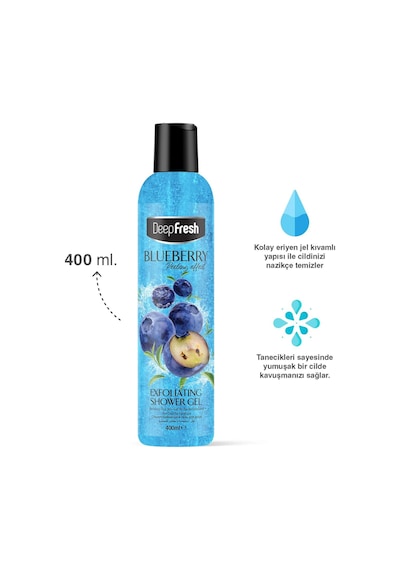 Peeling Etkili Arındırıcı Duş Jeli Yaban Mersini 400 Ml Diğer