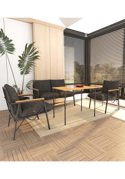 Doruk Home Balkon, Bahçe, Cafe, Metal Koltuk Takımı, Bahçe Takımı , Çay Seti, 2 1 1 Masa Antrasit Doruk Home Balkon, Bahçe, Cafe, Metal Koltuk Takımı, Bahçe Takımı , Çay Seti, 2 1 1 Masa Antrasit