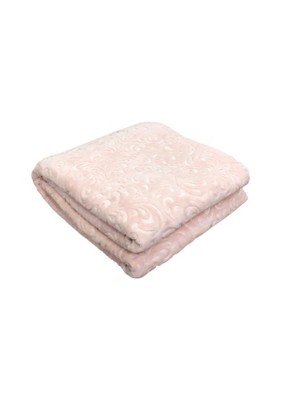 Serra Home Embos Çift Kişilik Battaniye Kutulu 220 X 240 Pudra