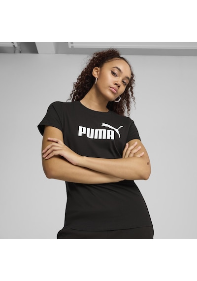 Puma 68237001 Ess No. 1 Logo Tee Kadın Spor Tişört SIYAH