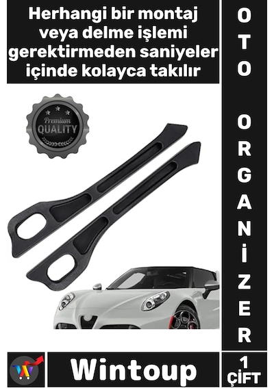 Otodüzenleyici Araba Organizer Telefon Cüzdan Saklama Haznesi Aparatı Araç Koltuk Arası Düzenleyici