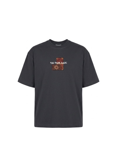 Respire Erkek Ffb Patch Oversize T-shirt Füme