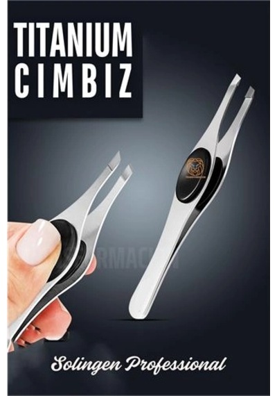Mey İthalat Titanyum Çelik Cımbız Kaş Alma Cımbızı Tüy Alma Cımbızı Solingen Professional 721244