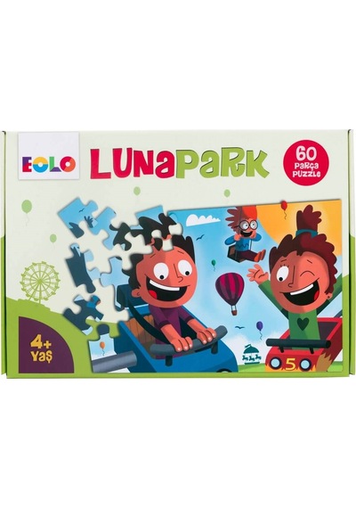 60 Parça Yer Puzzle Lunapark