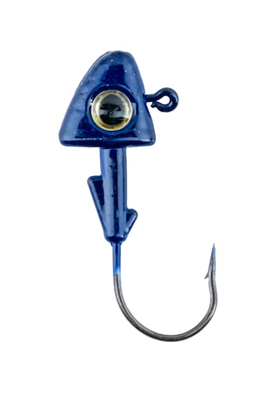 Jighead - Zoka - Kurşunlu Olta İğnesi - Xh-a 07 - Mavi - 8 Gr - 10 Adet