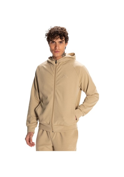 Kappa Tolgana Full Zip Erkek Bej Sweatshirt 38221vw-w6f 001