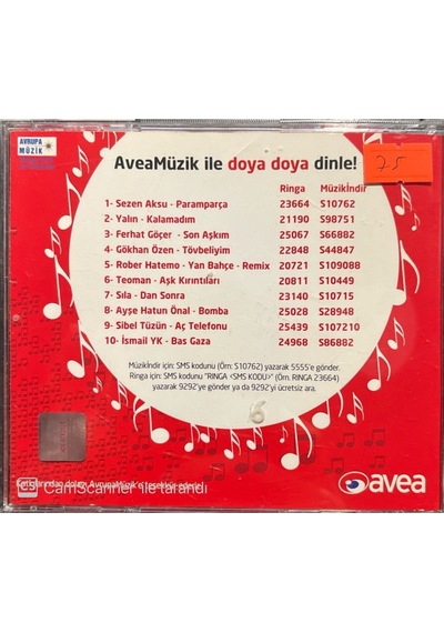 Plak Değildir Cd Dir Cd Avea Müzik İle Doya Doya Dinle Cd