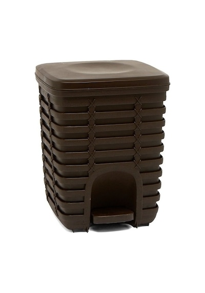 Primanova Palm Pedallı 9 Lt Çöp Kovası Kahve M-E54-10 Kahverengi