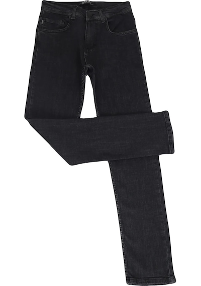 Denim Cartel Dmctekstil Erkek 811 Füme Normal Bel Dar Kesim Boru Paça Jean Pantolon