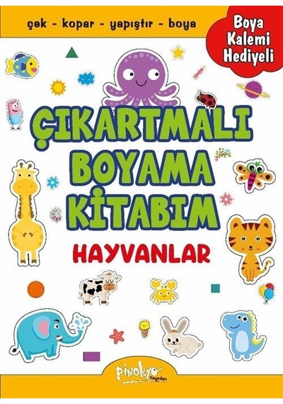 Çıkartmalı Boyama Kitabım - Hayvanlar / Buçe Dayı