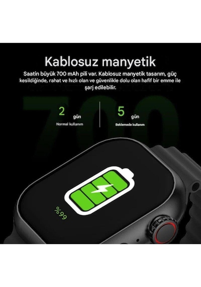 Hw S10 Call 5g Android Amoled Ekran Gps, Nfc, Kamera Yapay Zeka Destekli Akıllı Saat Btk Kayıt
