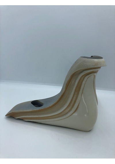 Karakoçaksesuar Plastik,Sefa 12 Cm Krem-Cappuccino Koltuk,Mobilya Ayağı ( 4 Adet)