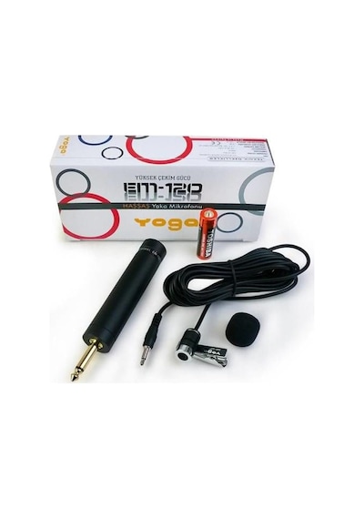 Yoga Em-120 Kablolu Yaka Cami Mikrofonu -ultra Hassas Alıcı