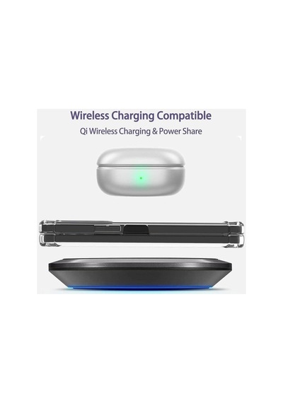 Samsung Galaxy Z Fold 5 Uyumlu Kılıf Clear Şeffaf Magsafe Wireless Şarj Destekli Sararmaz Silikon Resimde Görünen