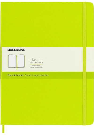 Moleskine Classic Sert Kapak Çizgisiz Defter 19x25 Lemon Green Sarı
