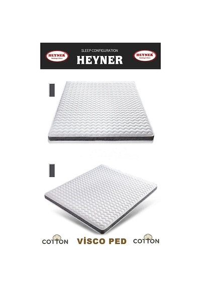 Uzunbebe Heyner Sleep 90X190 Visco Yatak Pedi 90*190 Ortopedik Visco Ped