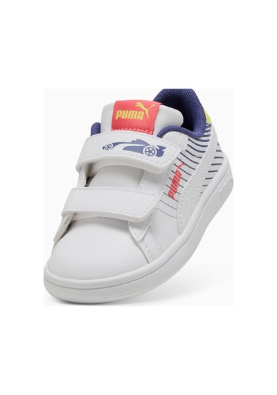 Puma 400658 01 Smash 3.0 Poised 2race Vlnf Beyaz-mavi Çocuk Spor Beyaz