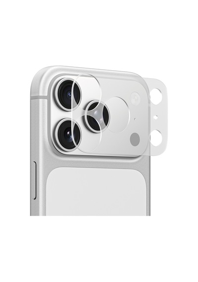 Apple Uyumlu   iPhone 17 Pro Max Amazingthing Parmak İzi Bırakmayan Kamera Lens Çerçeve Koruyucu Şeffaf