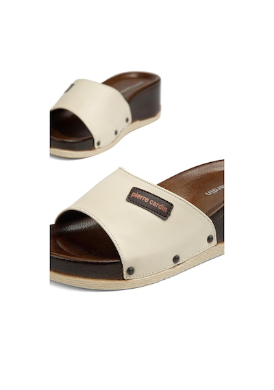 Pierre Cardin Pc-7030-3485 Krem - Kadın Terlik Krem