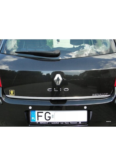 Renault Clıo 3 Hb 2005-2012 Krom Bagaj Alt Çıta P.çelik