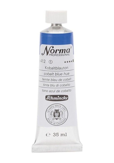 Schmincke Norma Profesyonel Yağlı Boya 35 ML 412 Cobalt Blue Hue