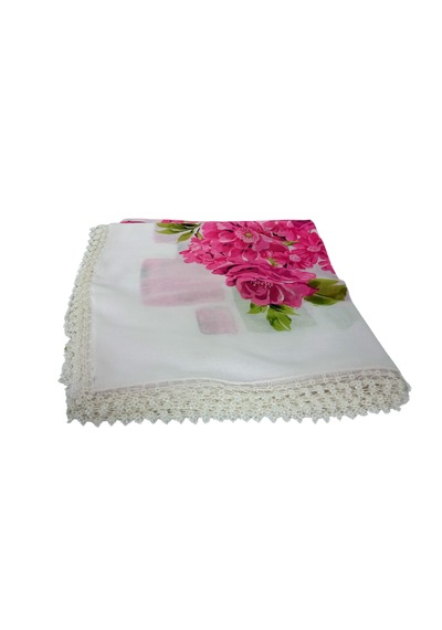Mekik Oyalı Yazma/tülbent Beyaz