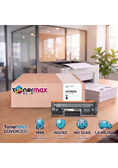 Hp 136x-w1360x Uyumlu  Toner - Çipli/ M211 / M236 Yüksek Kapasite - A Plus
