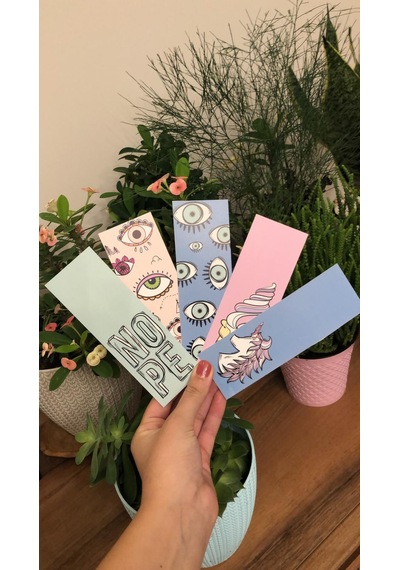 10lu Karışık Desenli Kitap Ayraç Seti Pytkkayr0011
