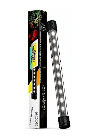 Coco Akvaryum Su Altı Led Aydınlatma 20 Cm Beyaz 3w 6 Led Akvaryum İçi Aydınlatma